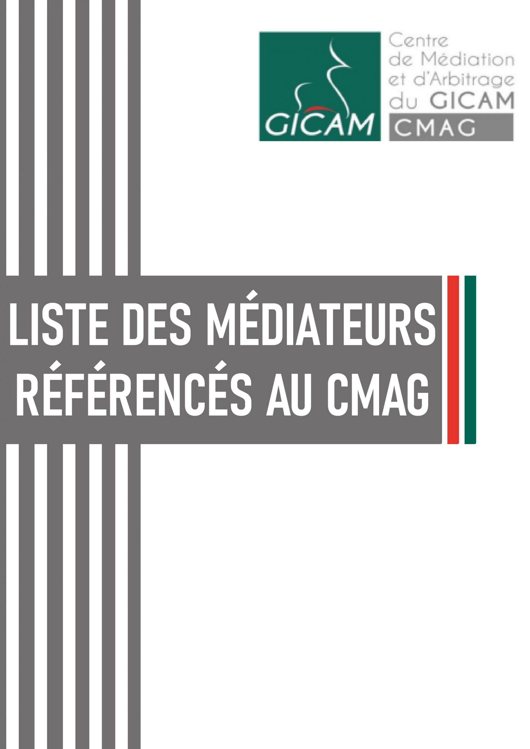 Liste des médiateurs référencés au CMAG