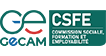 Logo GeCAM Commission Sociale, Formation et Employabilité